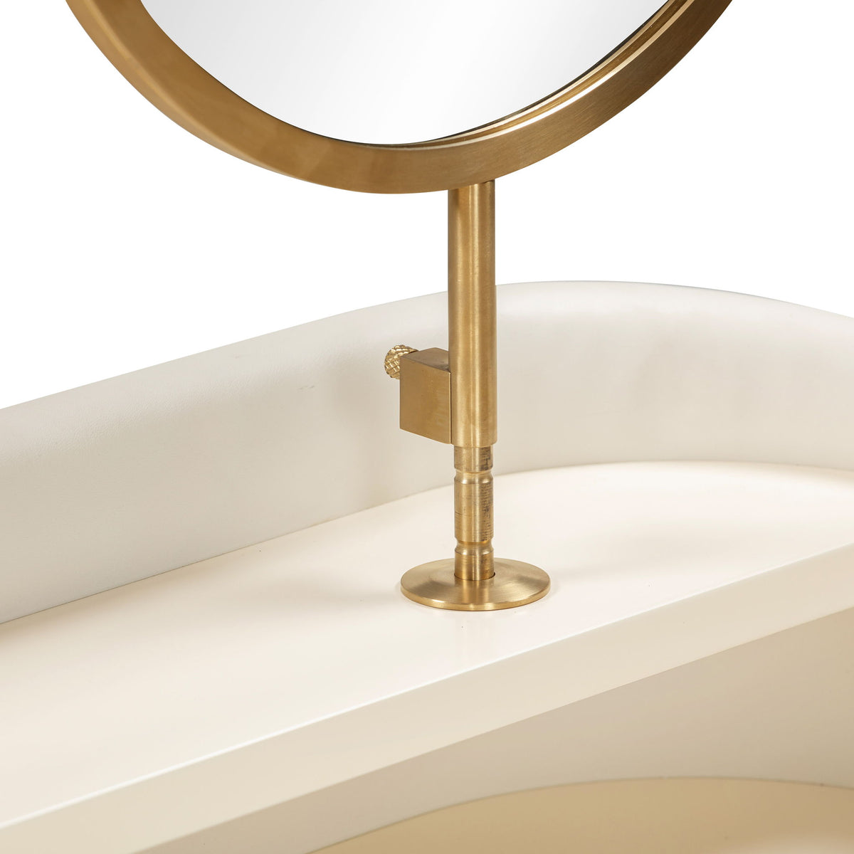 Penelope - Vegan Leather Wrapped Vanity Desk - R&R Furniture Gallery (Fountain Valley, CA)