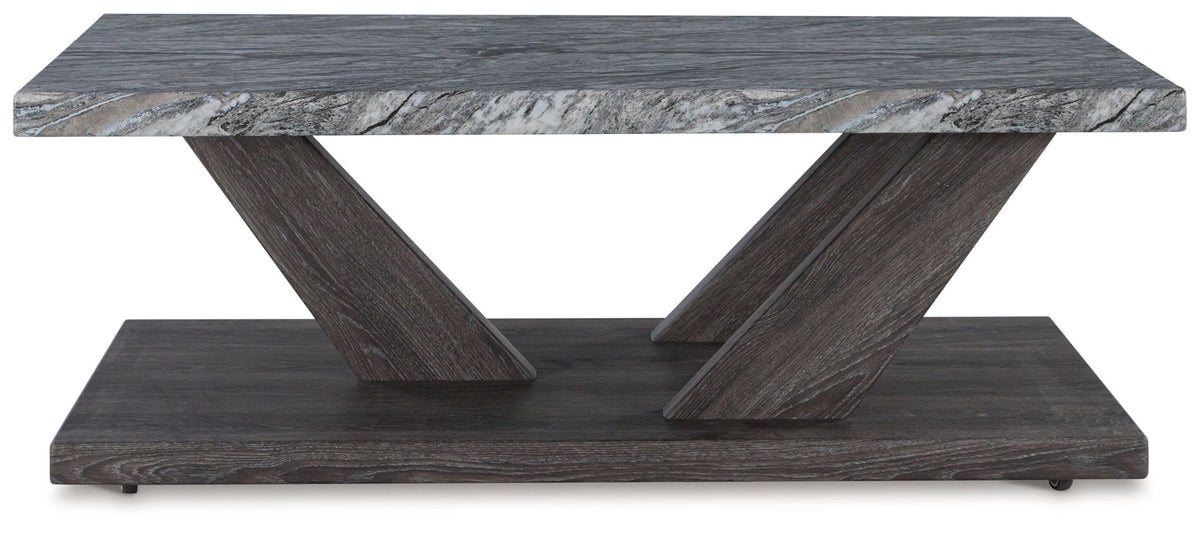 Bensonale - Occasional Table Set (Set of 3) - Brown / Gray - R&R Furniture Gallery (Fountain Valley, CA)