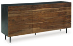Darrey - Accent Cabinet - Natural / Brown - R&R Furniture Gallery (Fountain Valley, CA)