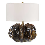 Jaudon - Glass Table Lamp - Brown