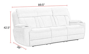 Dalton - Power Drop Down Console Sofa