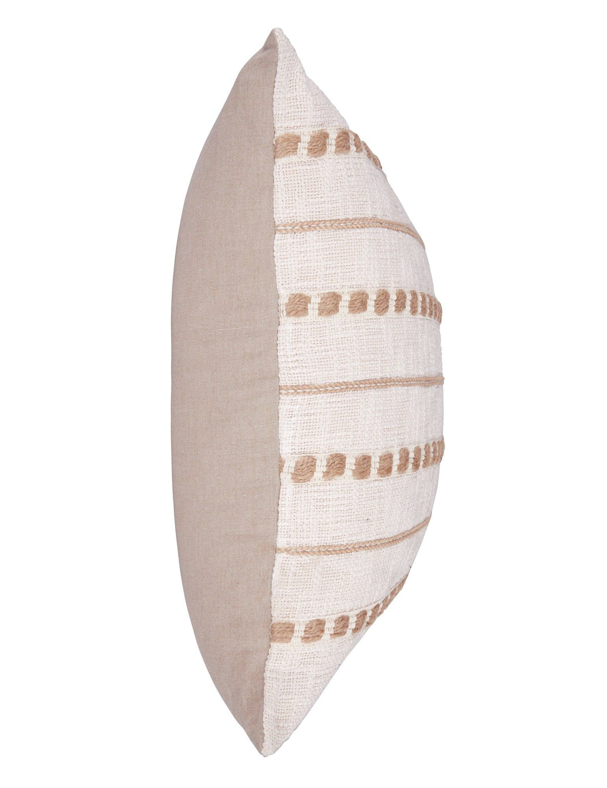Melange - Lago Pillow - Ivory / Natural - R&R Furniture Gallery (Fountain Valley, CA)