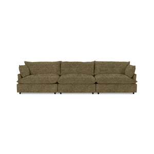 Classic Home Caplan modular sectional in a neutral fabric, featuring clean lines and plush cushions for modern living spaces.