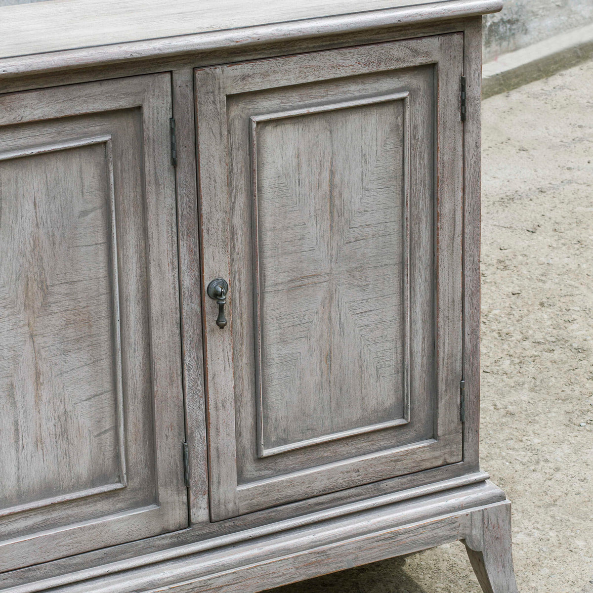 Nyle - 4 Door Cabinet - Gray