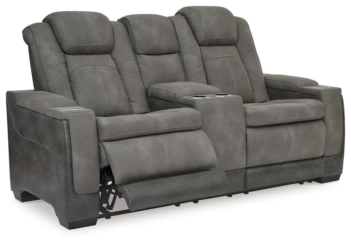 Next-Gen Durapella - Power Reclining Loveseat - R&R Furniture Gallery (Fountain Valley, CA)