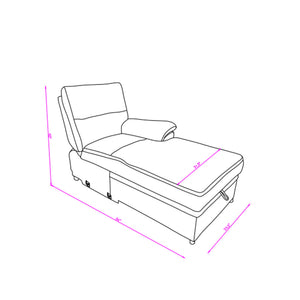 Sectional Sofa With Power Recline, USB Charging, And Storage Chaise - Gray