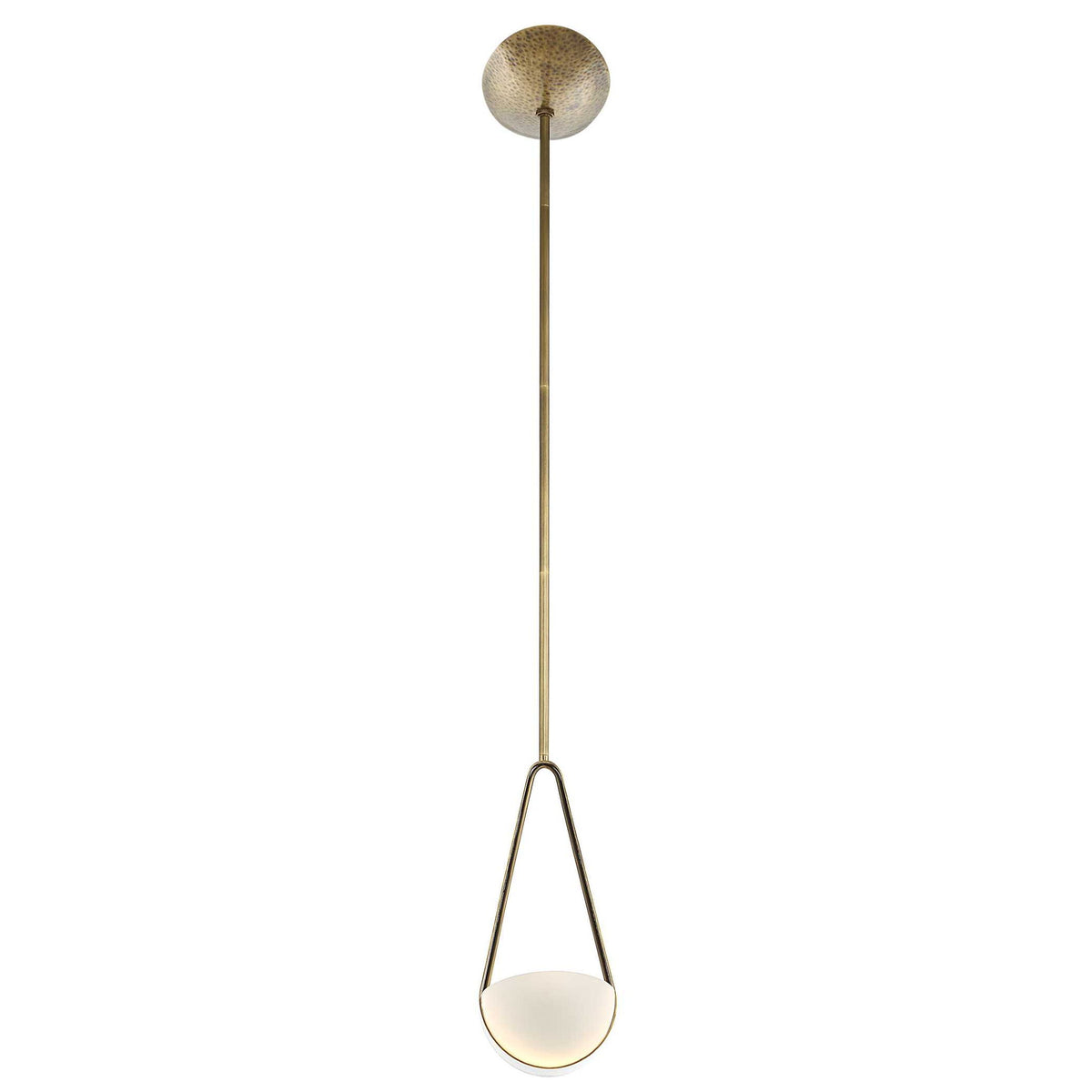 Stork - Pendant - Light Antique Brass