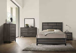 Errico - E.King Bed, Gray
