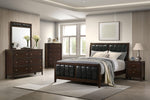 Carlton 5-piece Eastern King Bedroom Set Cappuccino