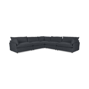 Classic Home Caplan modular sectional sofa with plush cushions and modern design, shown in a stylish living room setting.