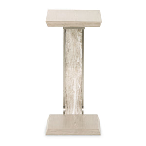 Lotus Bay - C-Shaped Accent Table - Sand - R&R Furniture Gallery (Fountain Valley, CA)