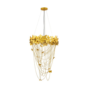 Butterfly - Chandelier - Gold - R&R Furniture Gallery (Fountain Valley, CA)