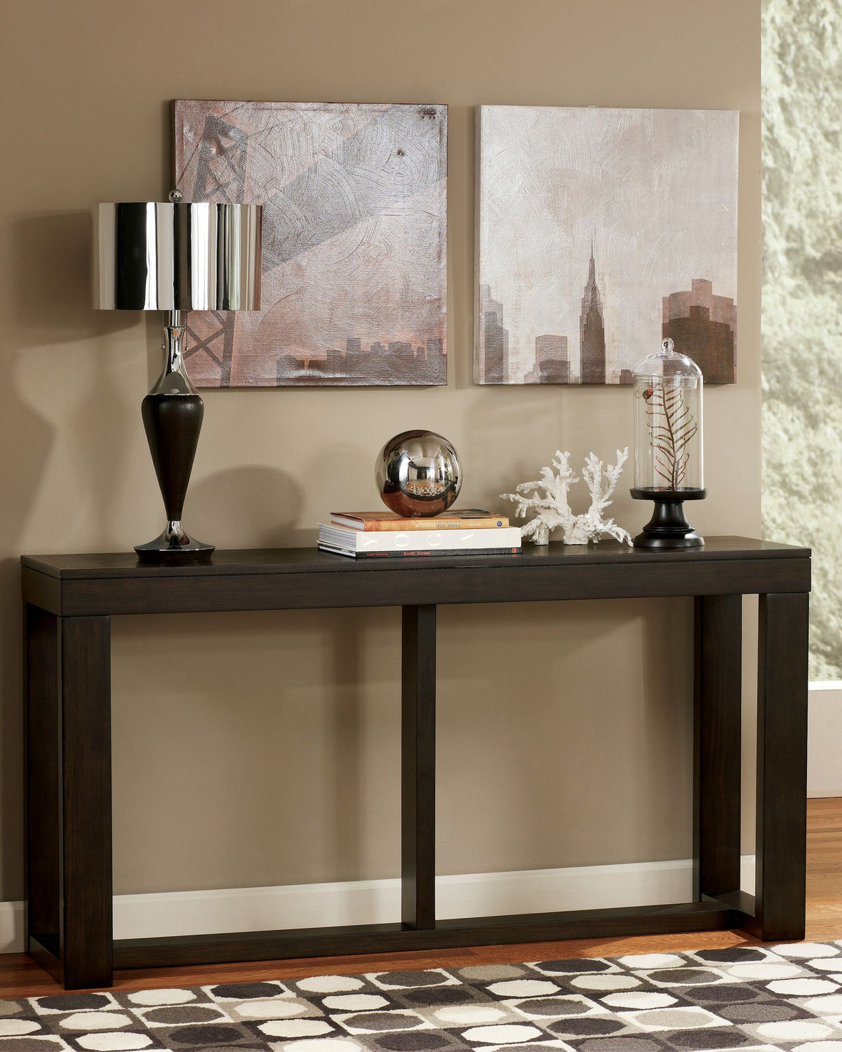 Watson - Sofa Table - Dark Brown - R&R Furniture Gallery (Fountain Valley, CA)