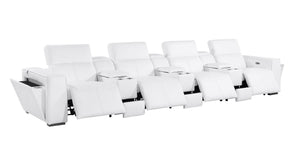 1224 - 7-Piece Modular Power Reclining Sofa In With 4 Power Recliners & Power Headrests