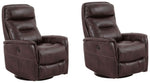 Gemini - Power Swivel Glider Recliner (Set of 2) - R&R Furniture Gallery (Fountain Valley, CA)