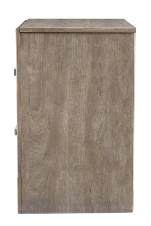 Culverbach - Two Drawer Night Stand - Gray - R&R Furniture Gallery (Fountain Valley, CA)