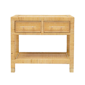 Amara - Rattan Nightstand - Natural - R&R Furniture Gallery (Fountain Valley, CA)