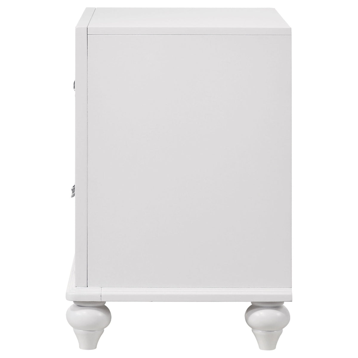 Barzini - 2 Drawer Nightstand Storage - White
