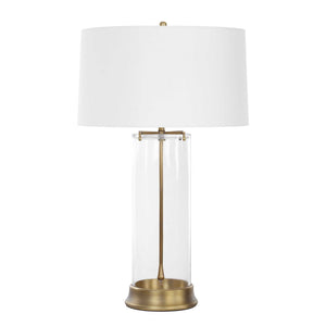 Clear View - Table Lamp - Brass