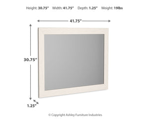 Stelsie - Bedroom Mirror - White - R&R Furniture Gallery (Fountain Valley, CA)