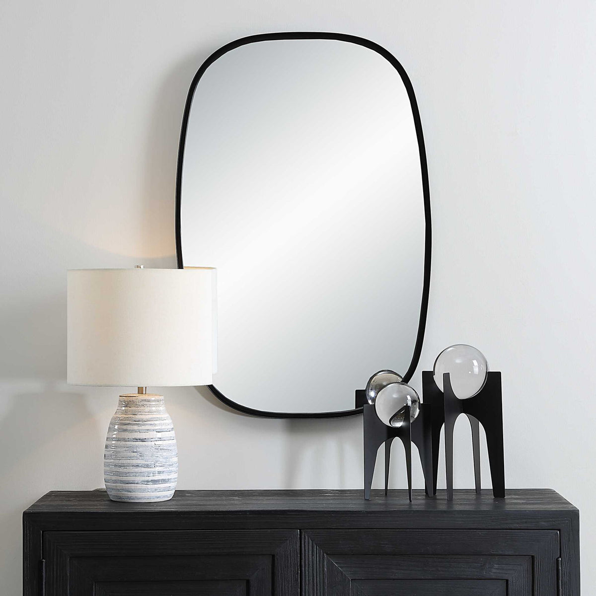 33.63" Mirror - Black