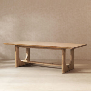 Turnkey - 8 Seater Dining Table - Antique Brown