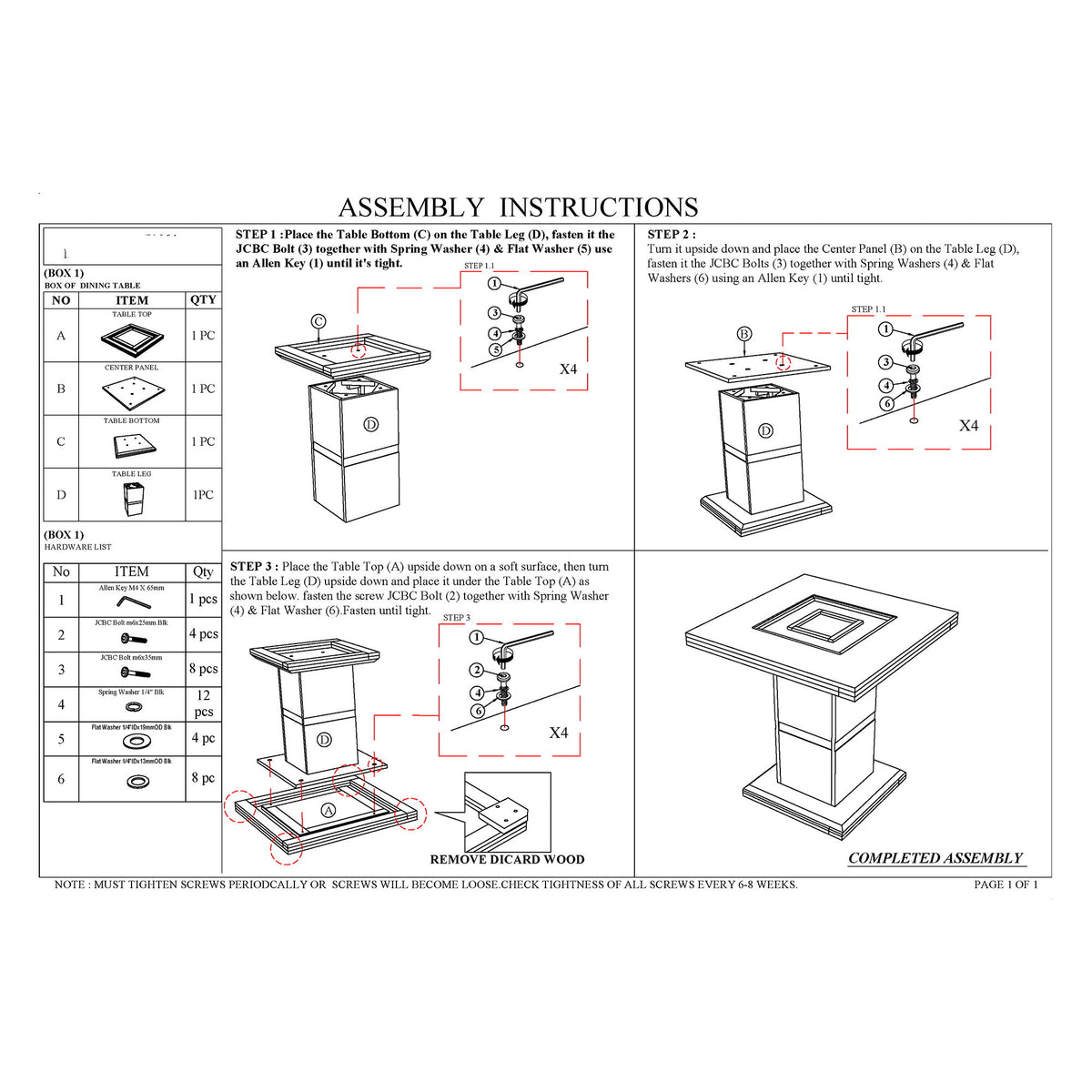 Ariya - End Table - Black