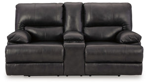 Mountainous - Power Reclining Loveseat With Console /Adj Headrest - Eclipse - R&R Furniture Gallery (Fountain Valley, CA)