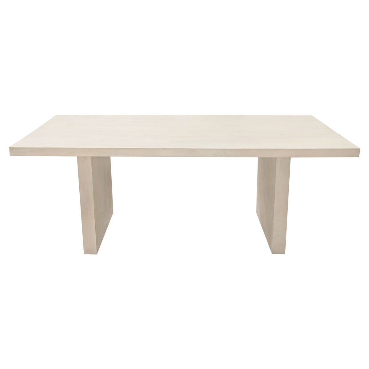 Sonoma 80" Solid Mango Wood Dining Table in Light Natural Grey Wash Finish by Diamond Sofa