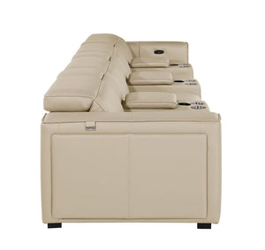 1224 - 7-Piece Modular Power Reclining Sofa In With 4 Power Recliners & Power Headrests