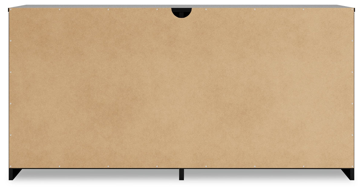 Finch - Six Drawer Dresser - 29'' Height - Black - R&R Furniture Gallery (Fountain Valley, CA)