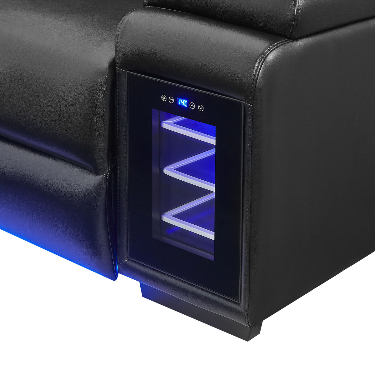Sinai - Power Recliner With Dual Adjustment - Black