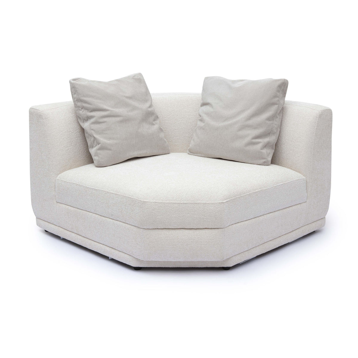 Perry - Modular Wedge Corner Chair - Cream - R&R Furniture Gallery (Fountain Valley, CA)