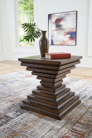 Hannodream - Square End Table - Warm Brown - R&R Furniture Gallery (Fountain Valley, CA)