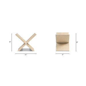 Otto - X Shaped Display Shelf