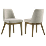 Castlewood Upholstered Side Chair Light Tan (Set of 2)
