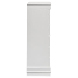 5 Drawer Bedroom Chest - White