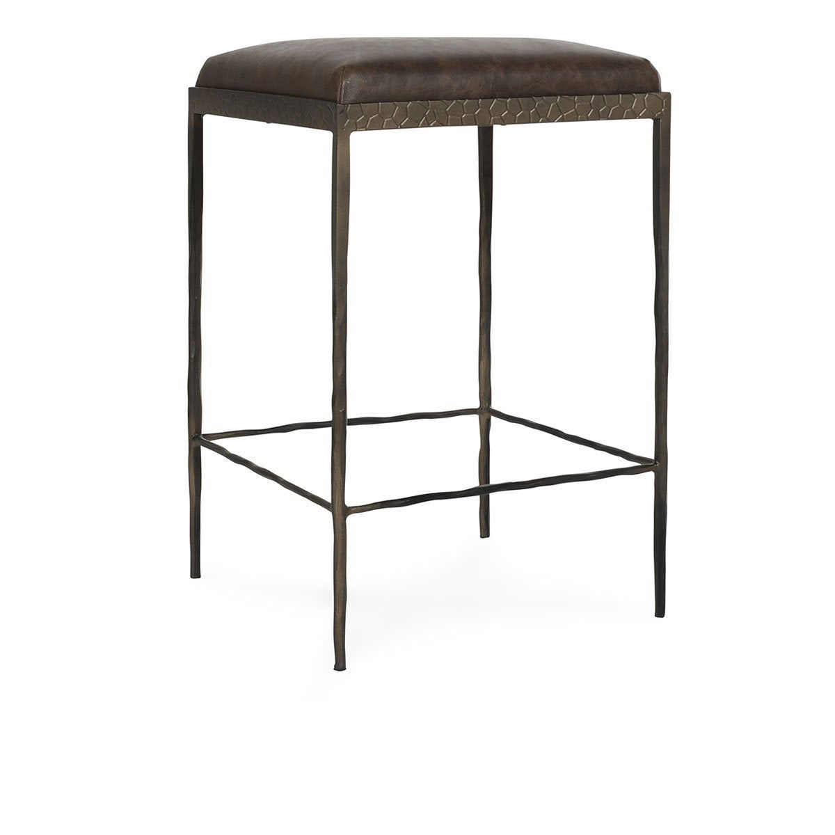Bose - 26" Leather Counter Stool - R&R Furniture Gallery (Fountain Valley, CA)