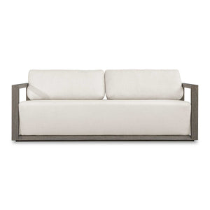 Remsen - Outdoor Sofa - Gray / Oyster White