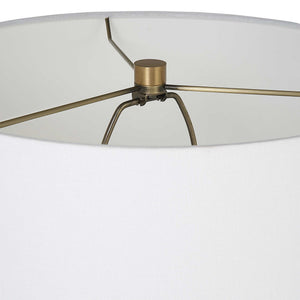 Atmosphere - Low Table Lamp - Blue / Brass / Gold