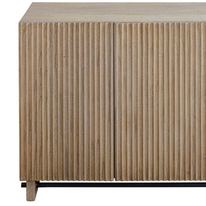 Kellem - Wood 4 Door Cabinet - Natural
