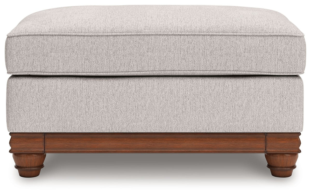 Clearbrooke - Ottoman - Sandstone - R&R Furniture Gallery (Fountain Valley, CA)