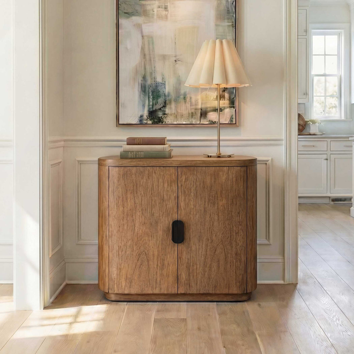 Newell - Wood 2 Door Cabinet - Natural