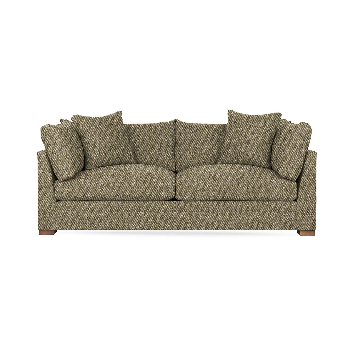 Classic Home Audrey stationary sofa with plush upholstery and elegant design, displayed in a cozy living room setting.