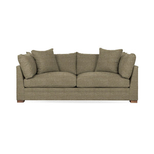 Classic Home Audrey stationary sofa with plush upholstery and elegant design, displayed in a cozy living room setting.