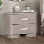 Nightstand w/ USB A-C, White Oak - FM79010AK-N