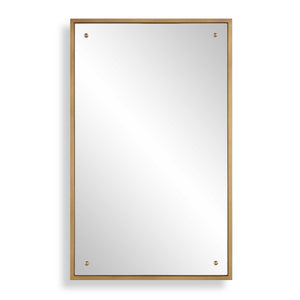 Rectangular Mirror - Gold Leaf