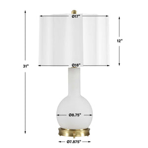 Light Hearted - Table Lamp - White