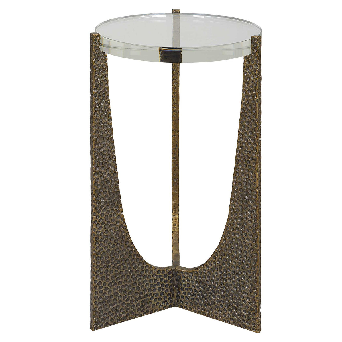 Trifecta - Drink Table - Brass / Bronze