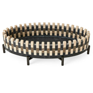 Domino - Cachepot - Black / Bronze / Brown